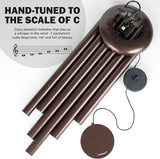 Vanquer Large Wind Chimes for Outside Deep Tone - 48'' Wind Chimes Outdoor Clearance, Deep Tone, Memorial, Sympathy Gift, Garden Patio, Home Décor, Bronze