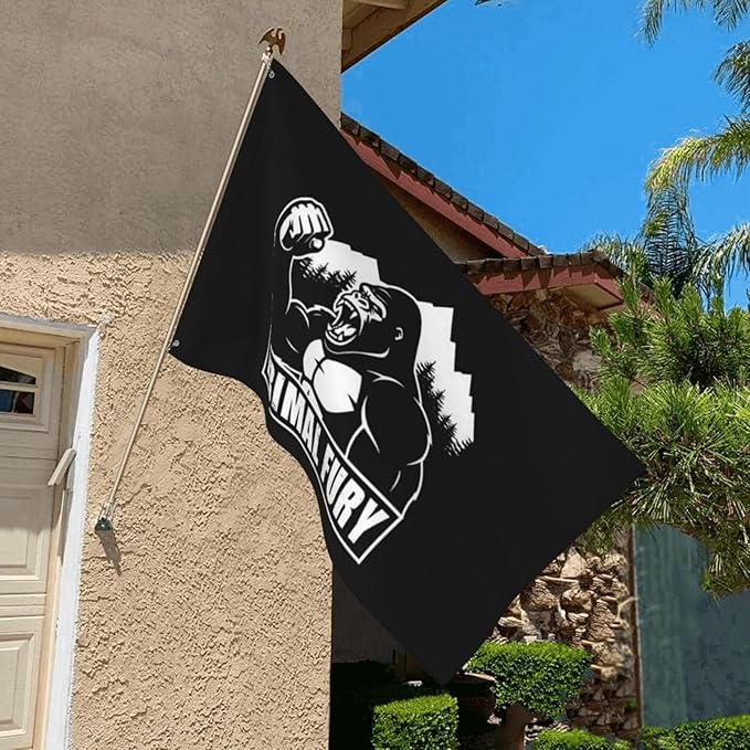 Gorilla Flag Outdoor Heavy Duty Gym Banner Double Sided 3x5 Ft Fitness Workout Flags with Brass Grommets for Room Decor, Bedroom, Garden, House Decoration