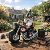 TISEJOY Garden Gnomes Statues 8",Garden Gnomes Outdoor,Gnomes Decorations for Yard, Gnome Garden Statue Indoor and Outdoor, Gnome Sculptures for Desk Patio Backyard and Windowsill,Garden Gifts for Mom