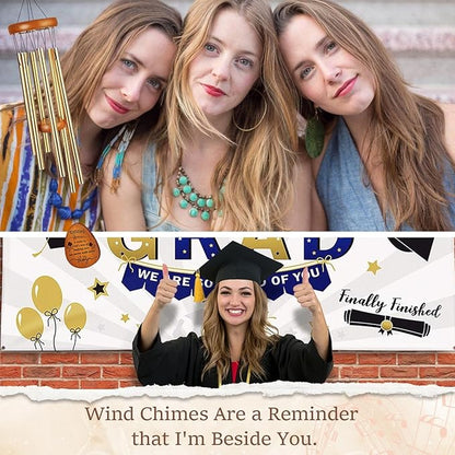 Gifts for Sister Women Best Friend Bestie Aunt Nana Friendship - Birthday Mothers Day Christmas Thanksgiving Wedding Graduation Valentines Day Thank You Gift Ideas Wind Chimes