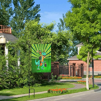 Happy St. Patricks Day Garden Flag 12 X 18 Inches Outdoor Mini Yard House Flags Double-Sided Farmhouse Sign For Home Garden Decoration
