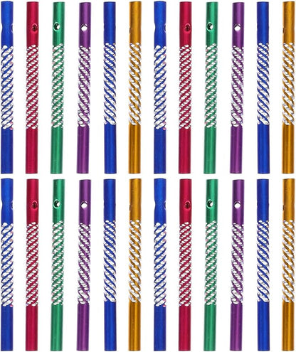 150 Pieces Wind Chime Tubes for Crafts, Aluminum Wind Chime Empty Tubes Supplies Parts Kit for DIY Making, 3.1inch (5 Color)
