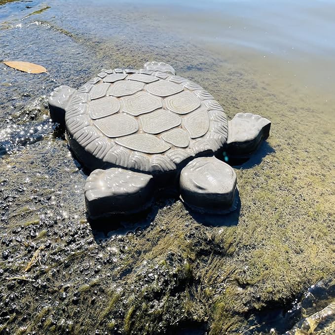 AUTUMN Turtle Stepping Stone Mold - Concrete Cement Mold for DIY Walkway Stepping Stones - Turtle Statue for Garden Decor