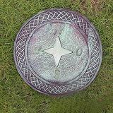 Kunovo Luminous Garden Stepping Stone, Retro Style Outdoor Backyards Pathway Décor Step Stones, Weatherproof Garden Landscaping Decorative Stone (Size : Style2), 58741