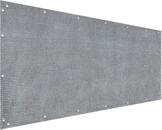 Alion Home Elegant Privacy Screen for Backyard Fence, Pool, Deck, Patio, Balcony, Outdoor Paneling and Outdoor Screening- Include Zip Ties (3 x 15 FT, Grey)