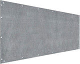 Elegant Privacy Screen for Backyard Fence, Pool, Deck, Patio, Balcony and Outdoor Paneling - Include Zip Ties (6 x 25 FT, Grey)