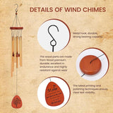 Moms Wind Chimes – Windchimes for Home & Garden, Mother's Day Birthday Gift from Daughter & Son, Valentines Day Gift Ideas for Mom