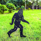 EZTZEN 4ft Bigfoot Outdoor Decor Big Foot Sasquatch Gifts for Men/Dad/Women Metal Bigfoot Silhouette Statues for Yard Decor, Garden Decor, Yard Art, Forests, Yard Display, Lawn Decorations