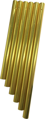 YEJI 6 Pcs Gold Tone Large Hollow Wind Chimes Outdoor Ideal Gift Aluminum Tubes Garden, Patio, Home Decoration, 6 Size