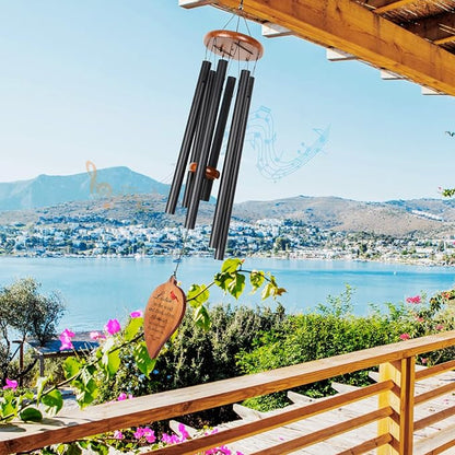 Sympathy Wind Chimes for Outside Deep Tone Windchimes Outdoors Memorial Wind Chimes for Loss of Loved One Mother Father Husband Wife Bereavement Memorial Gifts Sympathy Wind Chime Outdoor Patio Decor