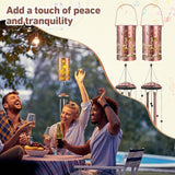 Retisee Frog Design Solar Wind Chimes Outdoor Metal Frog Gifts Solar Light Windchimes Outside Indoors Christmas Decoration Birthday Gift for Home Lawn Porch Patio Garden Yard