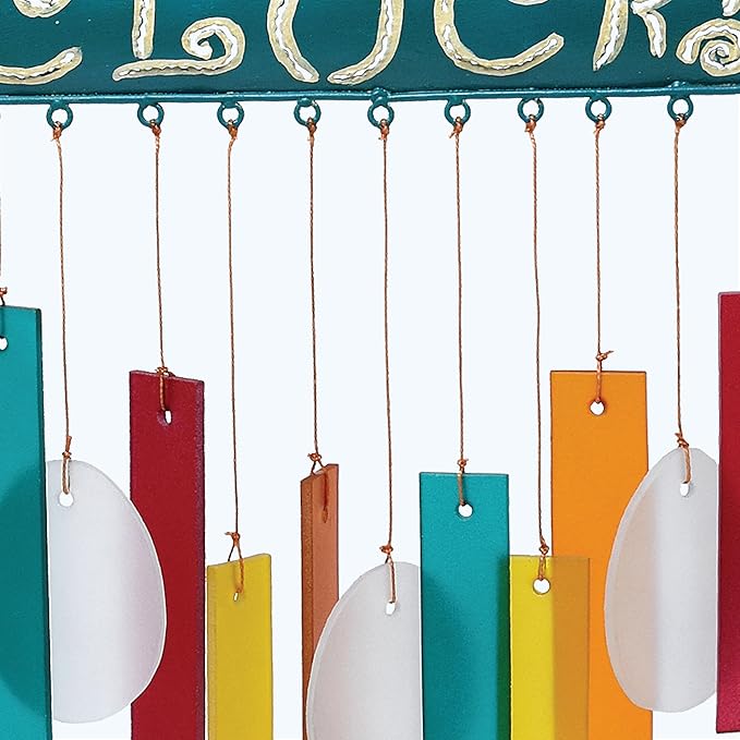 Blue Handworks Chicken Cluck Glass Chime