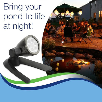 Aquascape LED Pond Garden Landscape Spotlight 6 Watt | Submersible | 12 Volt | 5 Year Limited Warranty