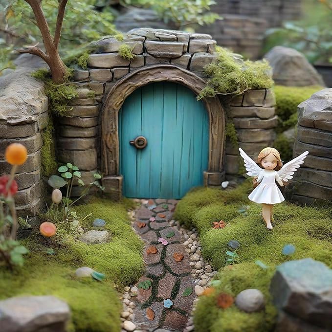 Fairy Garden Walkway Path, Fairy Garden Pathway, Fairy Garden Accessories, Stone Path, Dollhouse Road Way, Micro Miniature Path Road for Fairy Garden, Enchanted Garden Path
