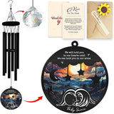 Sympathy Wind Chimes with Suncatcher Baby in Heaven Ornament Memorial Gifts for Passed Away Boy Girl Bereavement Keepsake for Miscarriage Infant Loss Mothers Friend Colleague Daily Healing in Memory