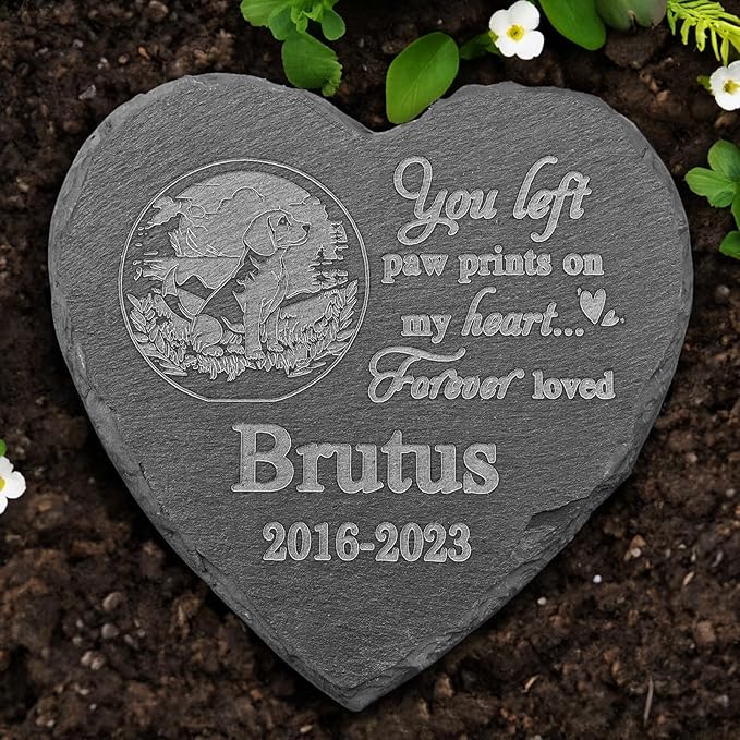 Beagle Memorial Stone, Beagle Grave Marker, Beagle Garden Stone, Beagle Headstone, Beagle Memorial Statue, Beagle Grave Stone