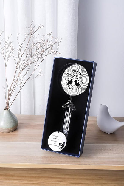 Housewarming Wind Chime with Tree of Life Wind Spinner - Housewarming Gifts for New House - House Warming Gift Ideas for New Homeowners - House Warming Gifts New Home Couple