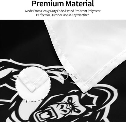 Gorilla Flag Outdoor Heavy Duty Gym Banner Double Sided 3x5 Ft Fitness Workout Flags with Brass Grommets for Room Decor, Bedroom, Garden, House Decoration