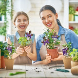 Cinrobiye 12Pcs Easter Planter Stakes Religious He is Risen Flower Pot Signs Christian Cross Stake Outdoor Lawn for Easter Party Patio Yard Outside Greetings Home Farmhouse Decor