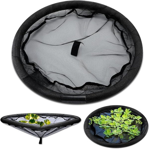 Diameter Fish Barrier Black Flora Round Floating Island Plant Protector for Your Home Pond Protects Fish
