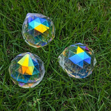 Sun Catchers Hanging Crystals, 40mm AB Crystal Prism Chandelier Ball Suncatchers, Rainbow Maker Window Prisms Suncatcher, Home Decoration