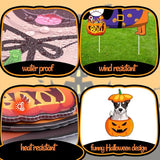 6 PCS Halloween Dog Decorations Cute Halloween Yard Sign with Stakes Dog Yard Decorations Halloween Yard Decorations Outdoor Signs