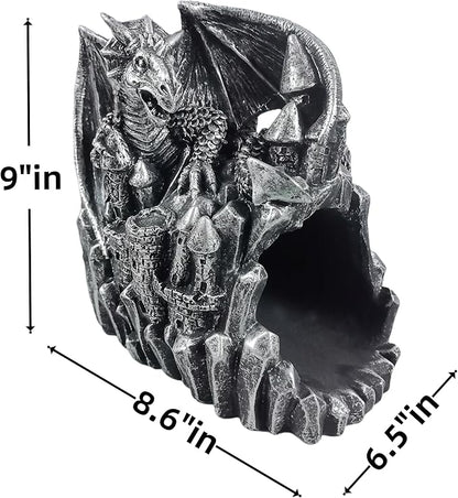 coolboy Gutter Diverter Rain,Dragon Statue Deco Gutter Extension Downspout, Eco-Friendly Resin Gutter Extender Diverter,Splash Block, Perfect Rain Gutter Downspout Extension for 3"x4" Downspouts