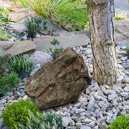 Baoblaze Imitation Rock Landscape Decoration Crafts Creative Decorative Versatile Natural Texture Realistic for Yard Patio Lawn Garden, 35x22x27cm