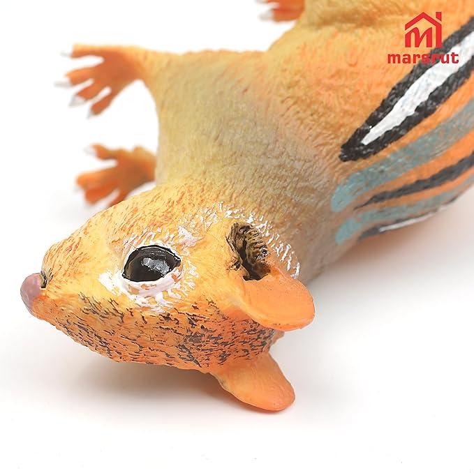Chipmunk Figurine Sculpture for Home Decor, Chipmunk Animal Miniature Statue Figurine Model, Realistic Weather-resistant Figurines Statues for Lawn Yard Patio Porch Garden Decoration, Plastic Material