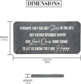 Pavilion – Perhaps They are Not Stars in The Sky – 16” Indoor Outdoor Weatherproof Decorative Garden Stepping Stone Beloved Grave Memorial in Memory Bereavement Remembrance Loss Gift