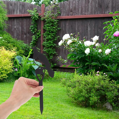 VANZACK Bird Garden Stake Decorative Iron Art Lawn Ornament for Outdoor Decor Beautiful Combinations for Patio and Weather-Resistant Design for Garden