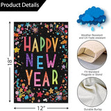 Louise Maelys All Season Holiday Garden Flag Set of 12 Seasonal 12x18 Inch Double Sided Welcome Small Burlap with Anti-Wind Clip and Stopper Spring Fall Winter Yard Decor Outdoor Outside House Sign