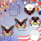 Amyhill 4th of July Outdoor Decor Patriotic Eagle Garden Metal Stakes 250th Anniversary America Welcome Yard Signs USA Decorations Garden Stake for Independence Memorial Day Patio Lawn Walkway Outside