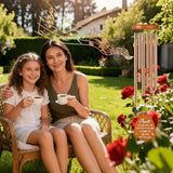 Aunt Wind Chimes for Outside, Gifts for Aunt Windchimes Outdoors for Patio Porch Garden Yard Hanging, Mothers Day Birthday Gifts for Women Aunts from Niece Nephew