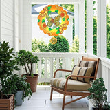 Butterfly Wind Spinners Hanging for Yard and Garden,12 inch 3D Metal Sunflower Outdoor Wind Sculptures Decor Birthday Gifts for Women Mom, Grandma, Gardening for Patio, Lawn, Balcony Porch Decorations