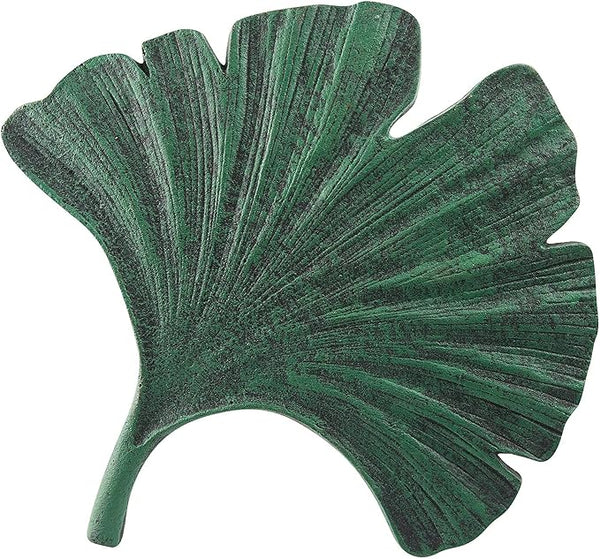 Art & Artifact Cast Iron Stepping Stones for Garden, Gingko Leaf Stepping Stone Kit, Decorative Stepping Stones Outdoor Garden Decor, Single