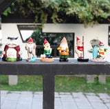 Swimming Dwarf，Gnome Garden Decorations Resin Statue Outdoor Statue Lawn Yard Balcony Porch Home Decorations Garden Decor