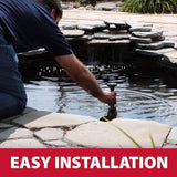 The Pond Guy ClearSolution Submersible Filter, Pump & Ultraviolet System for Outdoor Water Garden with Fountain Attachments & Diverter Valve, 1250