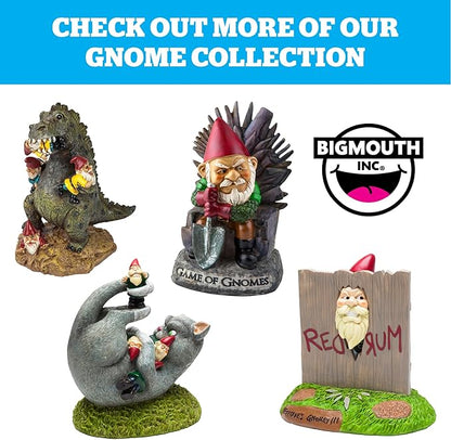 BigMouth Inc Orange Overlord Wall Building Presidential Garden Gnomes Outdoor Statues, Funny Garden Gnome Outdoor Statues for Decor