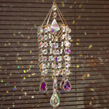 Crystal Wind Chime Light Catcher Suitable for Window Hanging Suitable for Home Indoor and Outdoor Garden Decoration Light Catcher (Small)