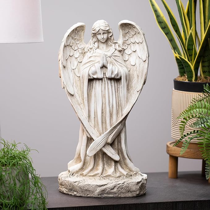 Northlight Praying Angel Outdoor Garden Statue - 17"