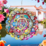Wind Spinners Outdoor，Wind Spinner for Yard and Garden,3D Wind Spinner Butterfly Gifts for Mother/Friend/Boyfriend/Wife/Grandma,Outdoor Garden Decor Kinetic Yard Art Decoration