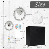 Rngmsi Dog Memorial Gifts for Loss of Dog, Pet Memorial Crystal Suncatcher Gifts, Loss of Doggie Bereavement Passing Away Sympathy Windows Hanging Remembrance Ornaments