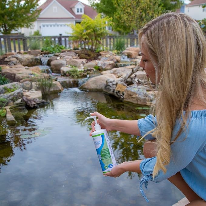Aquascape Prevent Water Treatment for Fountains, Waterfalls, Rock and Gravel, Prevent White-Scale Buildup, Stains, Foam and Other Unsightly Water Conditions | 4 (16-Ounces)