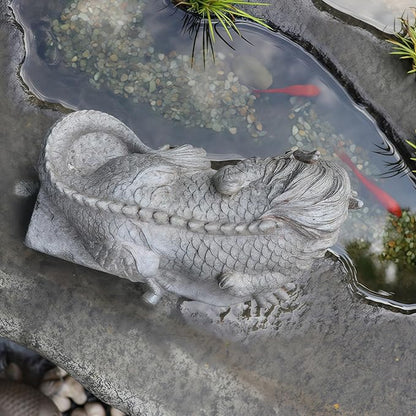 Animal Pond spitters for Small Ponds, Pool Fountain Spitter, Fish Tank Automatic Circulation Water Landscaping Ornaments, Suitable for Gardens, Patios, Fountain Centers