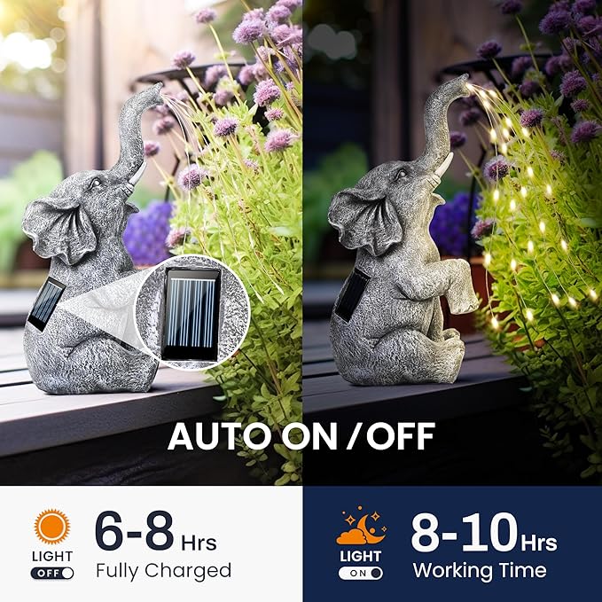 GIGALUMl Solar Garden Statue Bundle