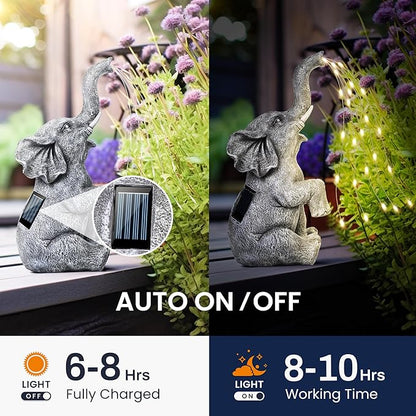GIGALUMl Solar Garden Statue Bundle