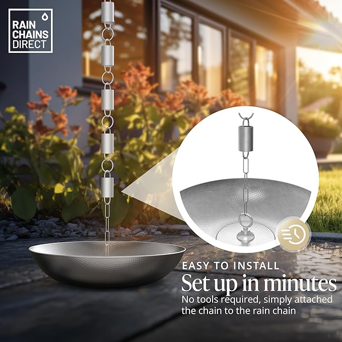 Rain Chains Direct Aluminum Basin
