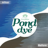 Mountain Blue Pond Dye, Fish Safe 1 Acre Concentrate for Koi, Ornamental and Livestock Ponds - 1 Quart Liquid Dye (32oz)