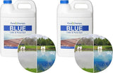 Blue Lake and Pond Dye - One Gallon of Professional Lake & Pond Dye - Treats Up to 1 Acre - Royal Blue Color - Safe for Fish, Wildlife, Pets & Children (Pack of 2)